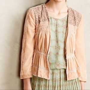 Beautiful Blush Pink Velvet Jacket
